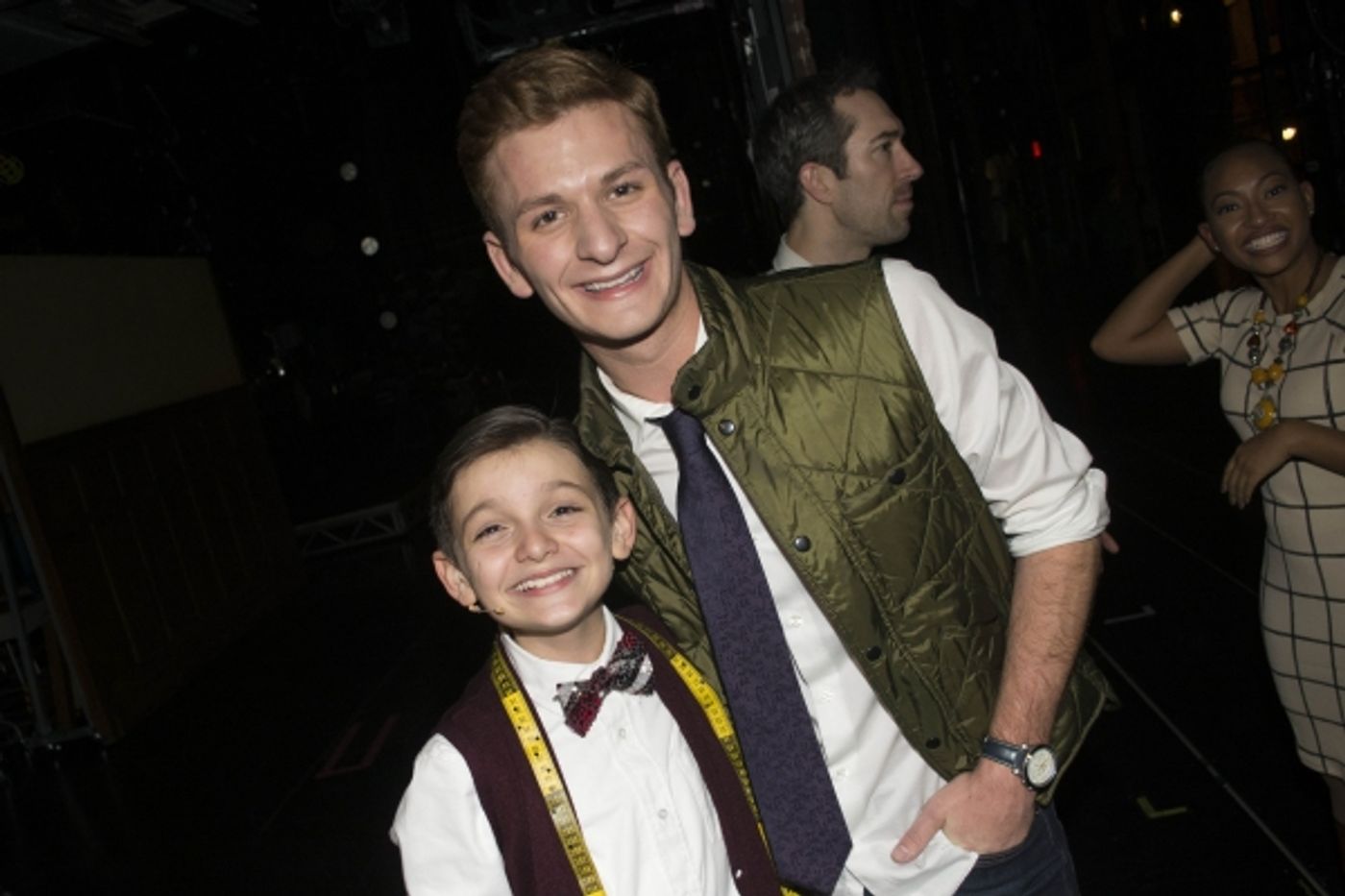 Photo Flash: Worlds Collide- SCHOOL OF ROCK Movie Cast Visits SCHOOL OF ROCK on Broadway!  Image