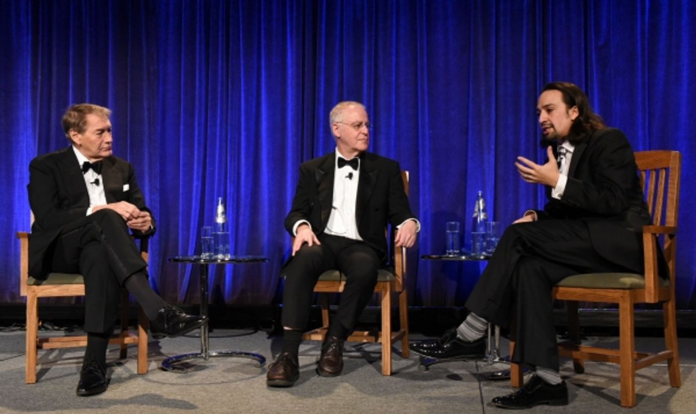 Photo Flash: NY Historical Society Presents HAMILTON's Ron Chernow & Lin-Manuel Miranda with History Makers Award  Image
