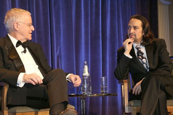 Ron Chernow, Lin-Manuel Miranda Photo
