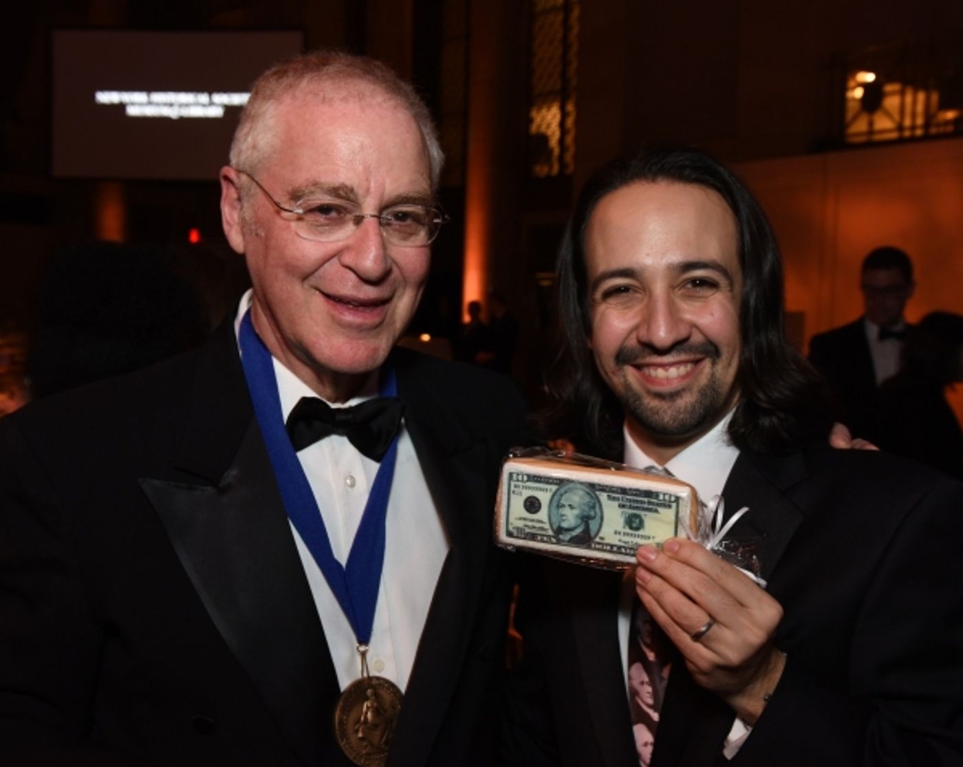 Photo Flash: NY Historical Society Presents HAMILTON's Ron Chernow & Lin-Manuel Miranda with History Makers Award  Image