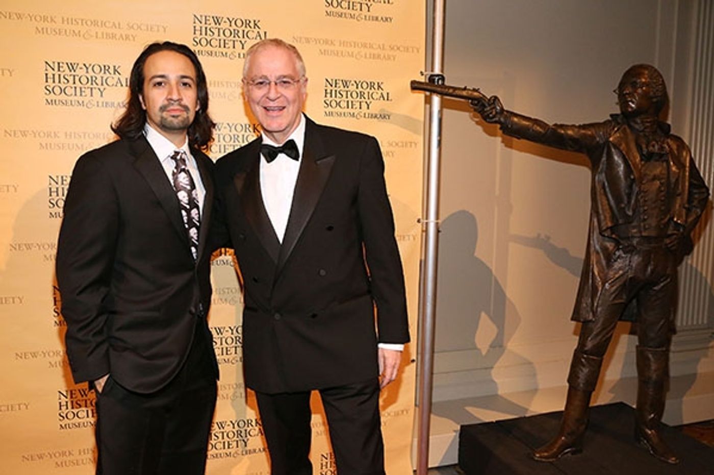 Photo Flash: NY Historical Society Presents HAMILTON's Ron Chernow & Lin-Manuel Miranda with History Makers Award  Image