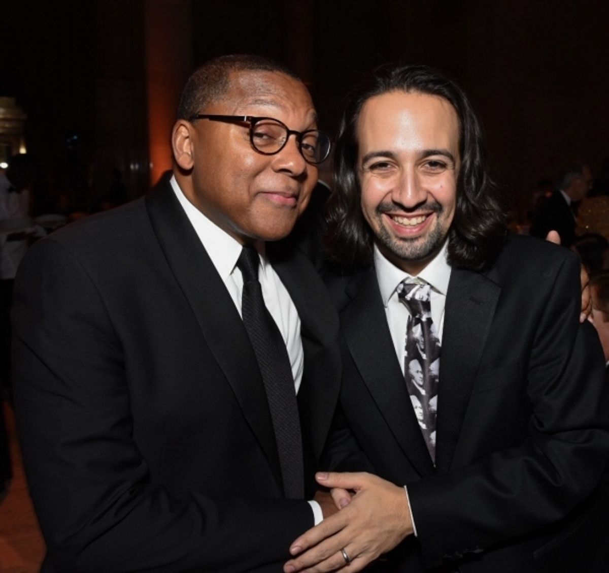 Wynton Marsalis and Lin-Manuel Miranda at 