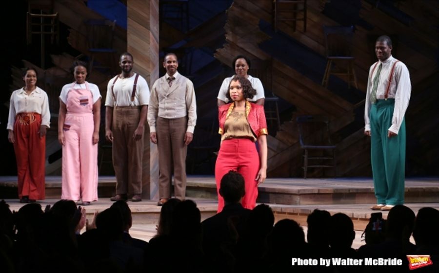 Photo Coverage: Jennifer Hudson, Cynthia Erivo & Danielle Brooks Take First Broadway Bows in THE COLOR PURPLE Image