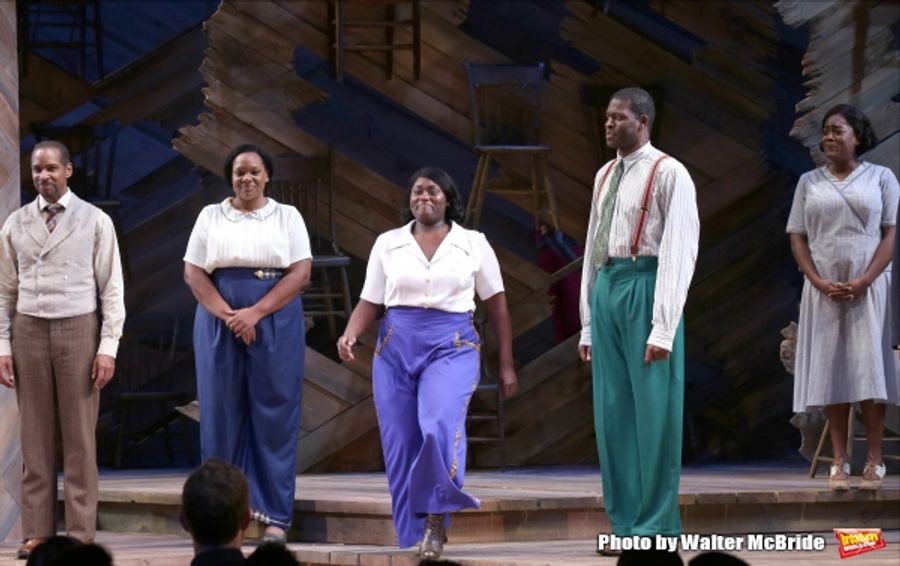 Photo Coverage: Jennifer Hudson, Cynthia Erivo & Danielle Brooks Take First Broadway Bows in THE COLOR PURPLE Image