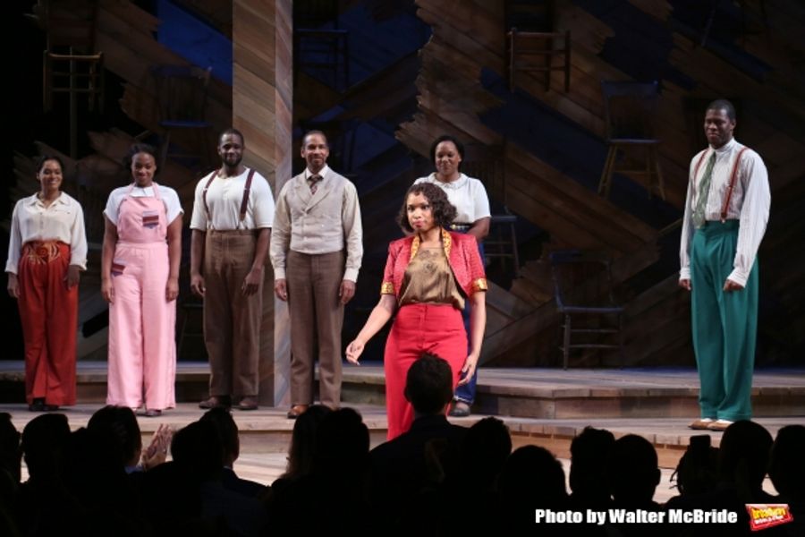 Photo Coverage: Jennifer Hudson, Cynthia Erivo & Danielle Brooks Take First Broadway Bows in THE COLOR PURPLE Image
