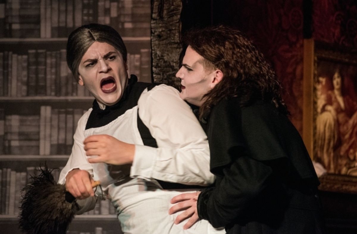 Dominic Sellers and Tyler Nye as Jane and Nicodemus at 