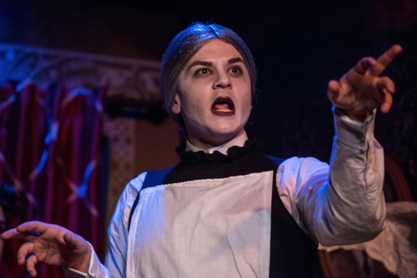 Photo Flash: First Look at Creepy Comedy THE MYSTERY OF IRMA VEP at The Theatre Project  Image