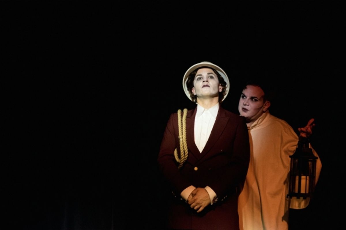 Dominic Sellers as Lord Edgar and Tyler Nye as Alcazar at 