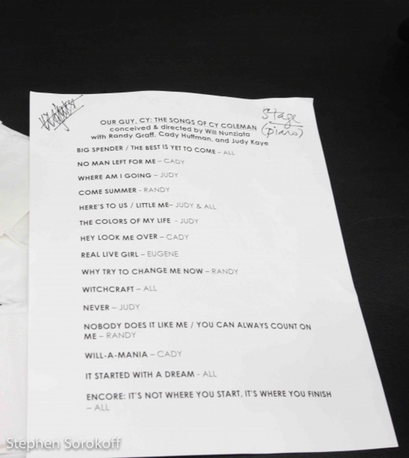 Photo Coverage: Randy Graff, Cady Huffman and Judy Kay Bring OUR GUY CY to Feinstein's/54 Below  Image