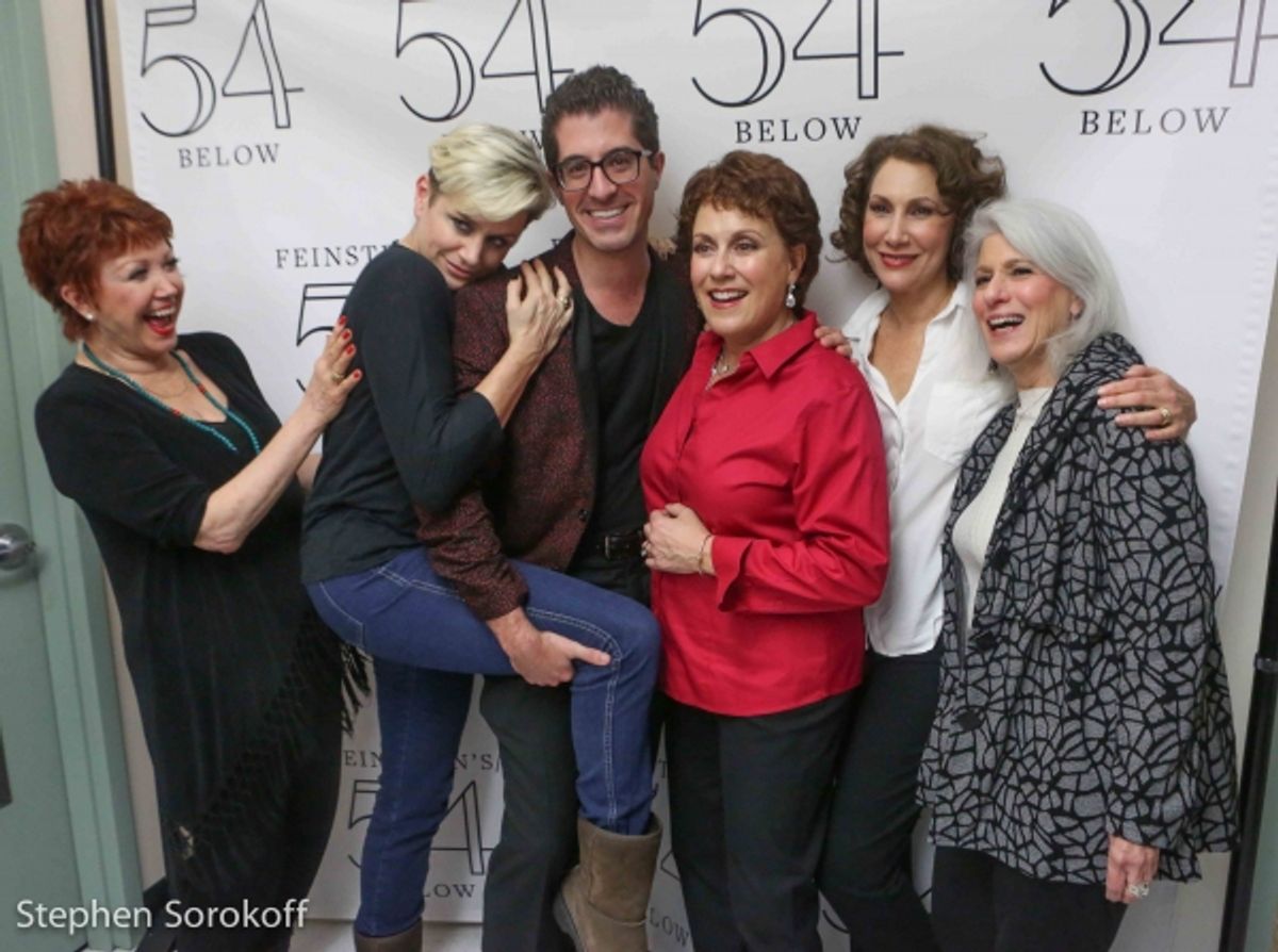 Donna McKechnie, Cady Huffman, Will Nunziata, Judy Kaye, Randy Graff, Jamie deRoy at 