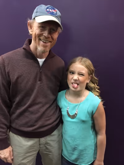 Ron Howard and Tori Murray Photo