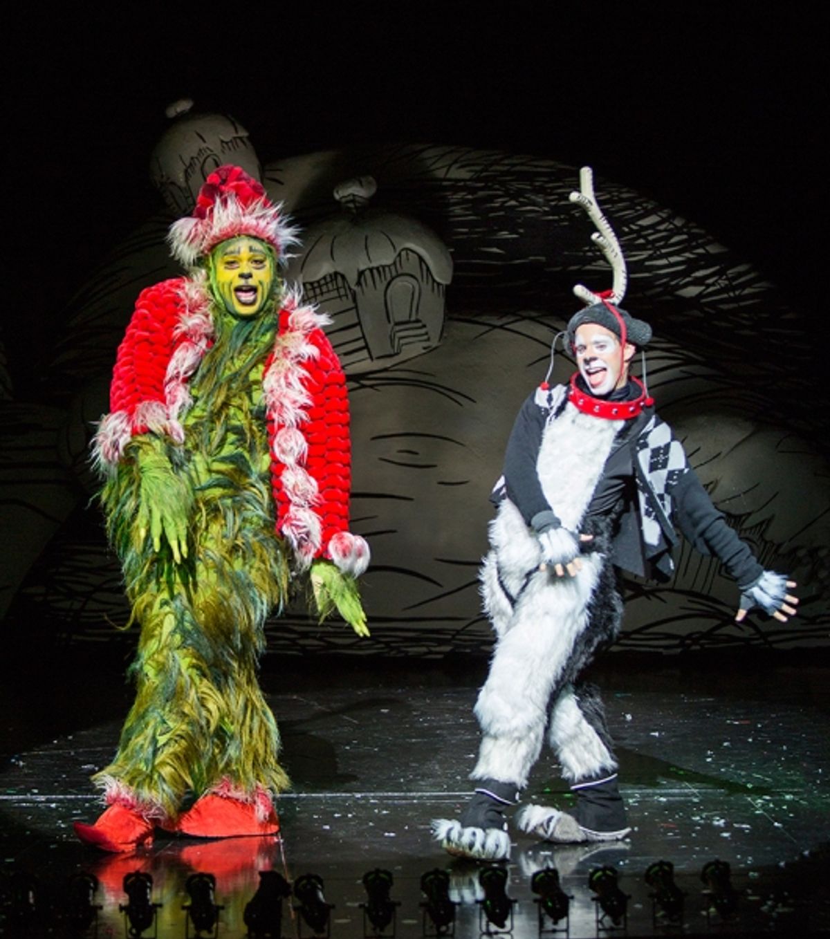 J. Bernard Calloway appears as The Grinch and Blake Segal as Young Max at 
