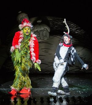 J. Bernard Calloway appears as The Grinch and Blake Segal as Young Max Photo
