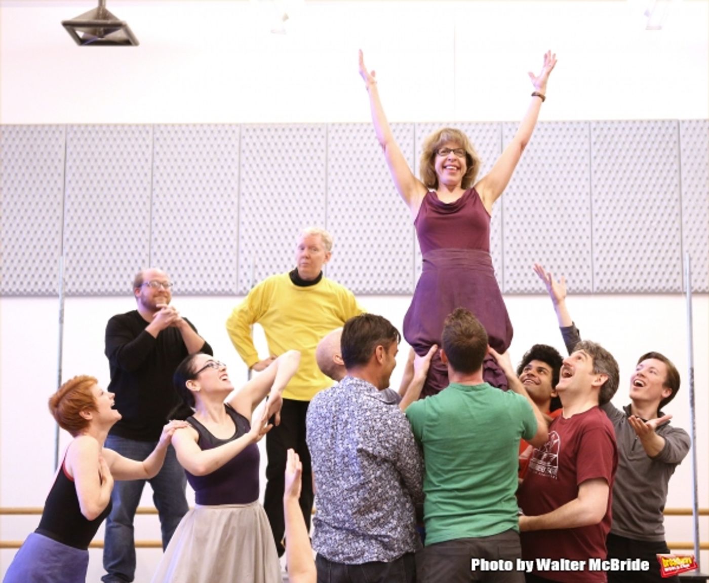 Photo Coverage: Inside the Rehearsal Room for ONCE UPON A MATTRESS- with Jackie Hoffman & More!  Image