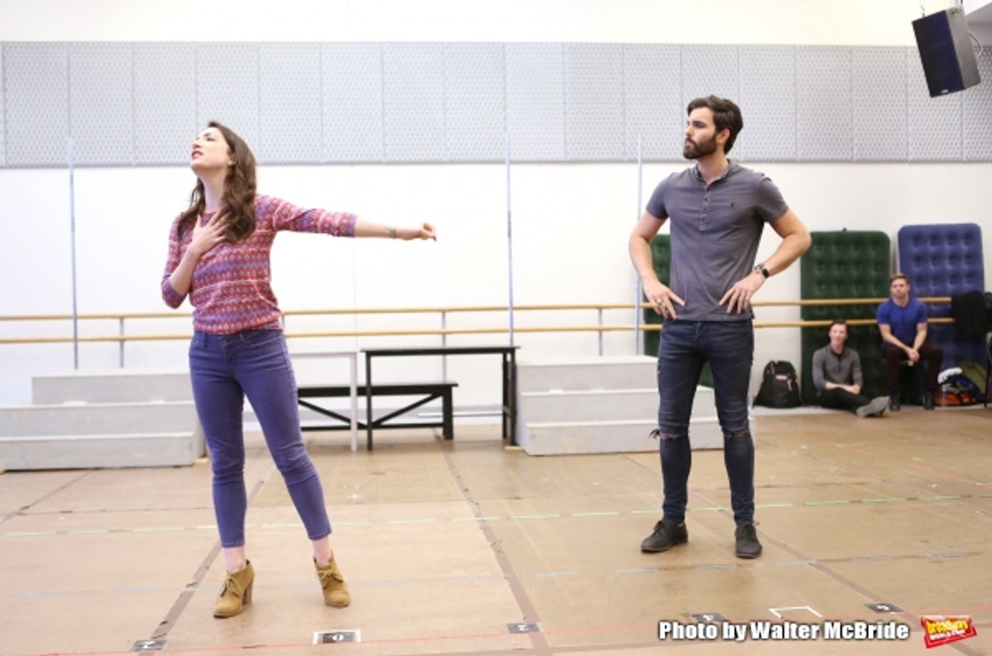 Photo Coverage: Inside the Rehearsal Room for ONCE UPON A MATTRESS- with Jackie Hoffman & More!  Image