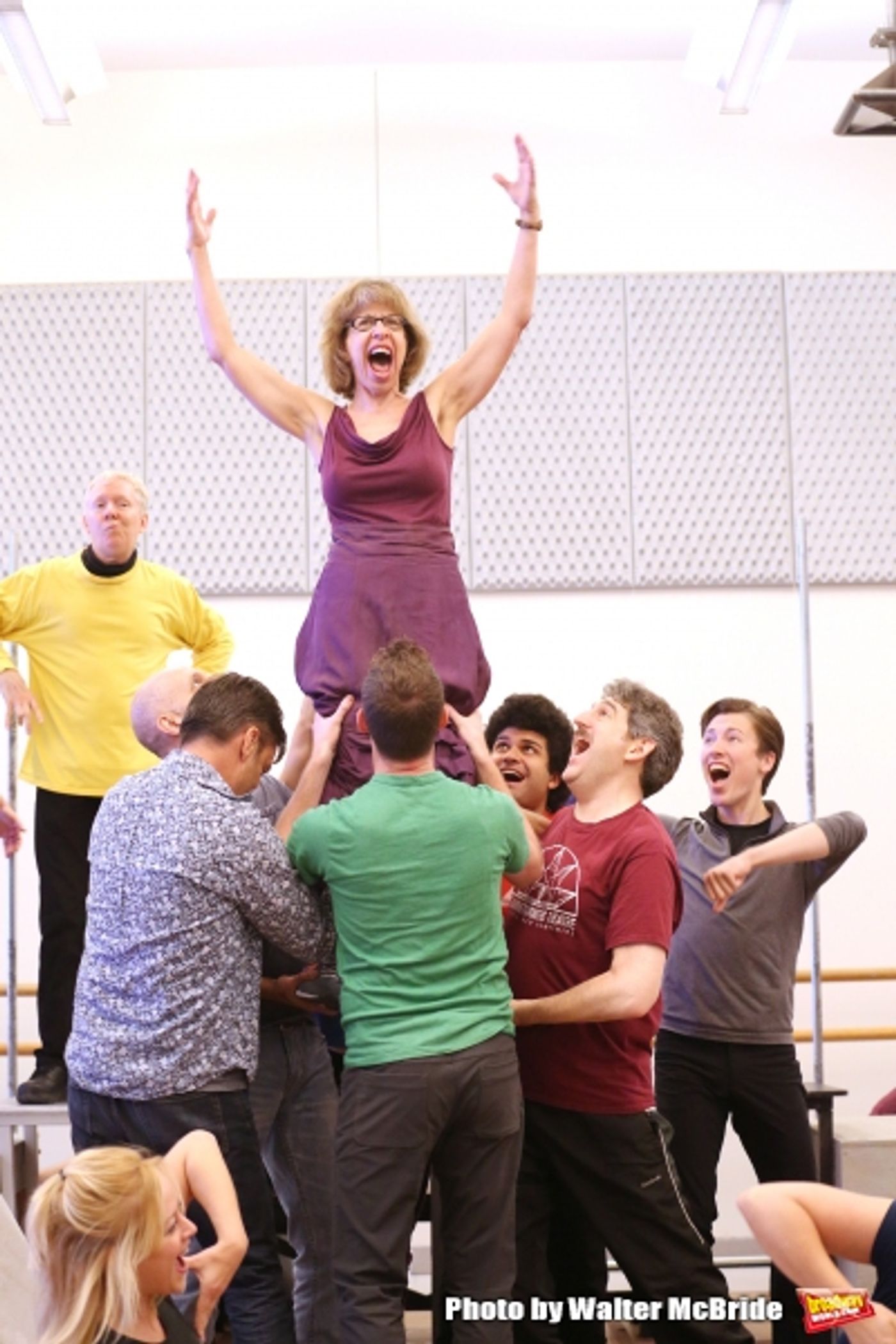 Photo Coverage: Inside the Rehearsal Room for ONCE UPON A MATTRESS- with Jackie Hoffman & More!  Image