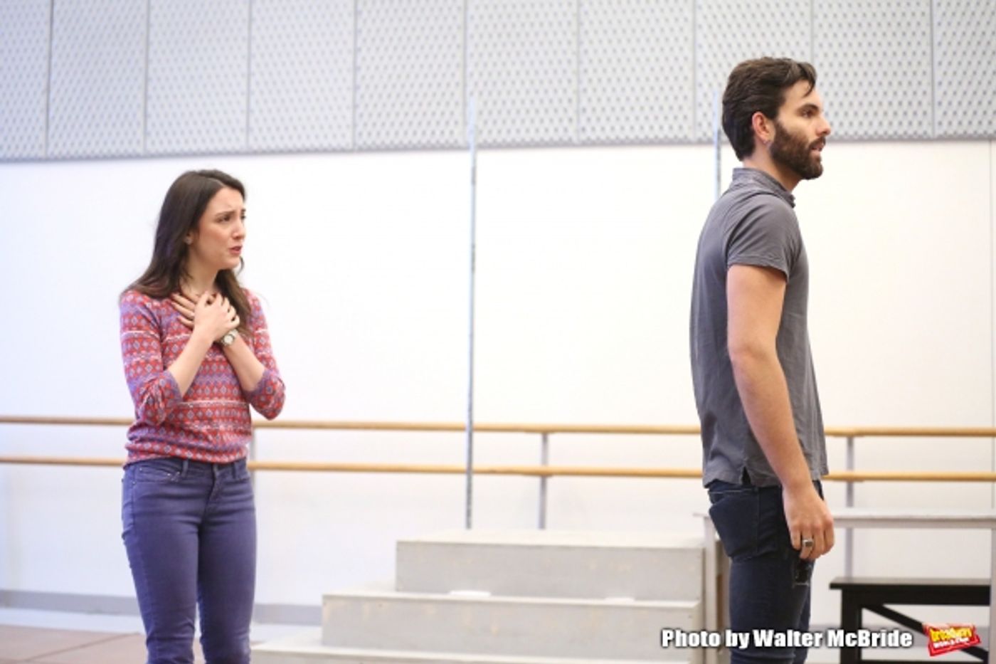Photo Coverage: Inside the Rehearsal Room for ONCE UPON A MATTRESS- with Jackie Hoffman & More!  Image