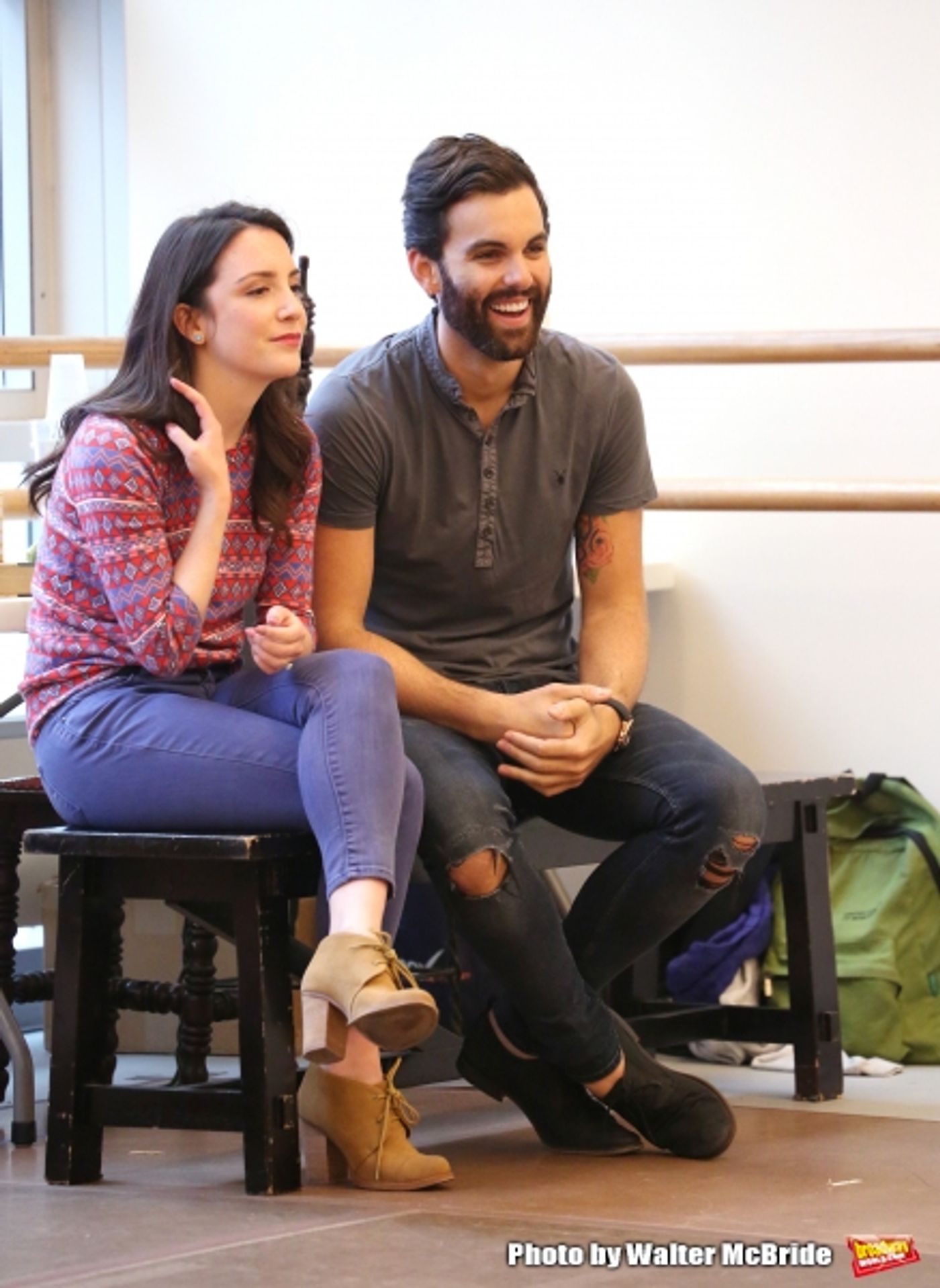 Photo Coverage: Inside the Rehearsal Room for ONCE UPON A MATTRESS- with Jackie Hoffman & More!  Image
