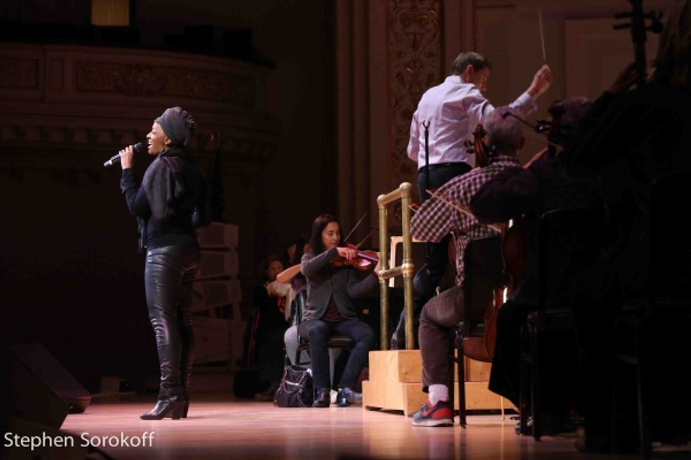 Photo Coverage: Montego Glover, Capathia Jenkins & Sy Smith Rehearse for NY Pops' SOPHISTICATED LADIES Image