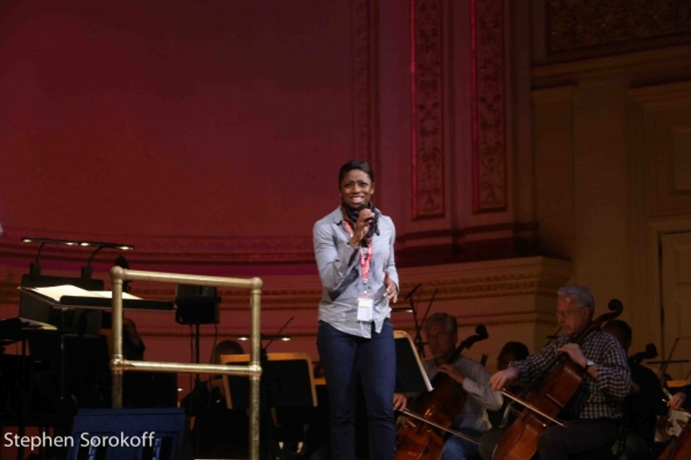 Photo Coverage: Montego Glover, Capathia Jenkins & Sy Smith Rehearse for NY Pops' SOPHISTICATED LADIES Image