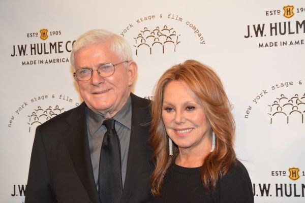 Phil Donahue and Marlo Thomas Photo