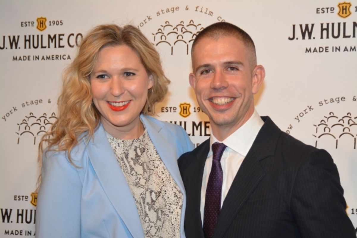 Cassie Beck and Stephen Karam at 