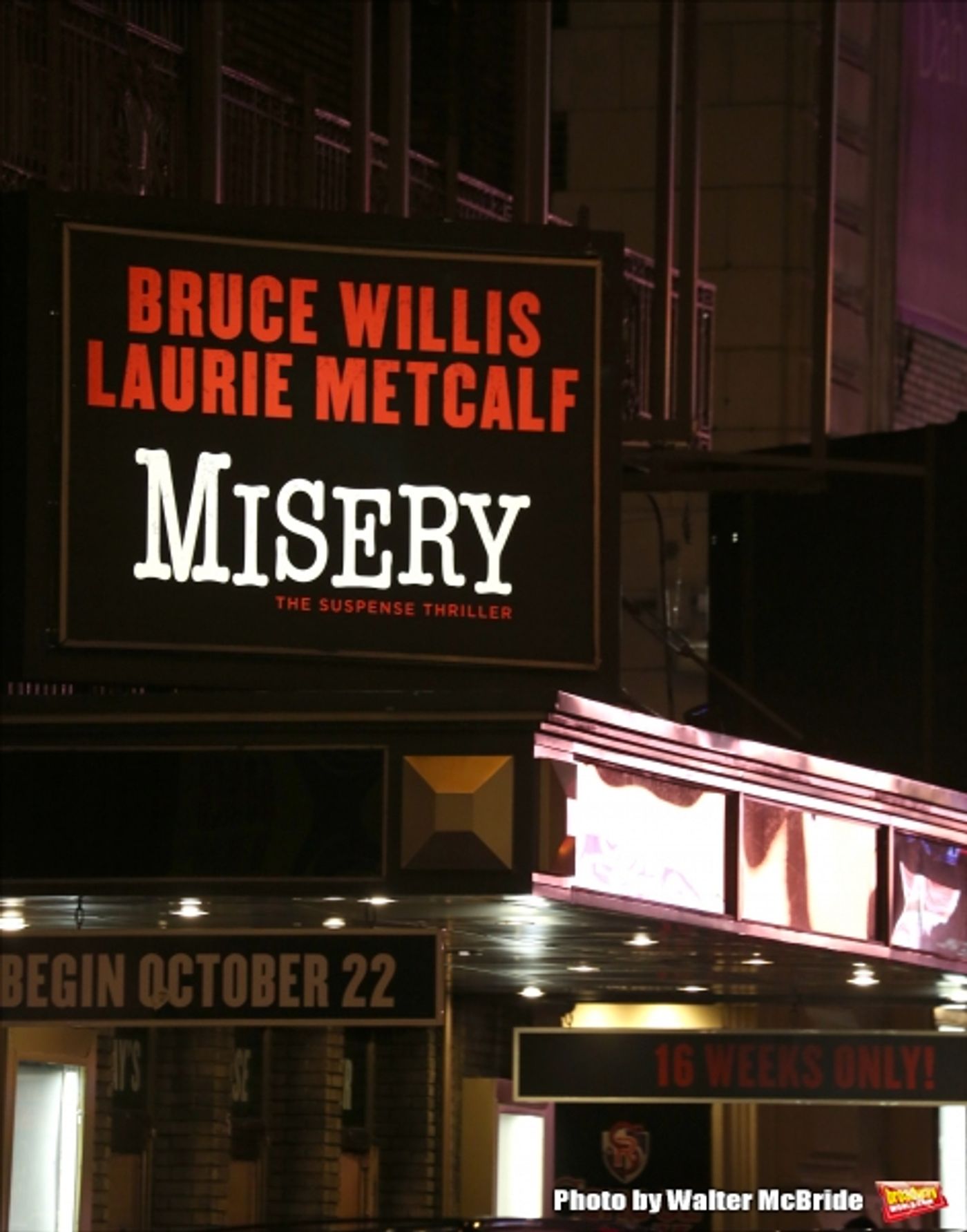 Photo Coverage: MISERY's Bruce Willis and Laurie Metcalf Take Opening Night Bows Image