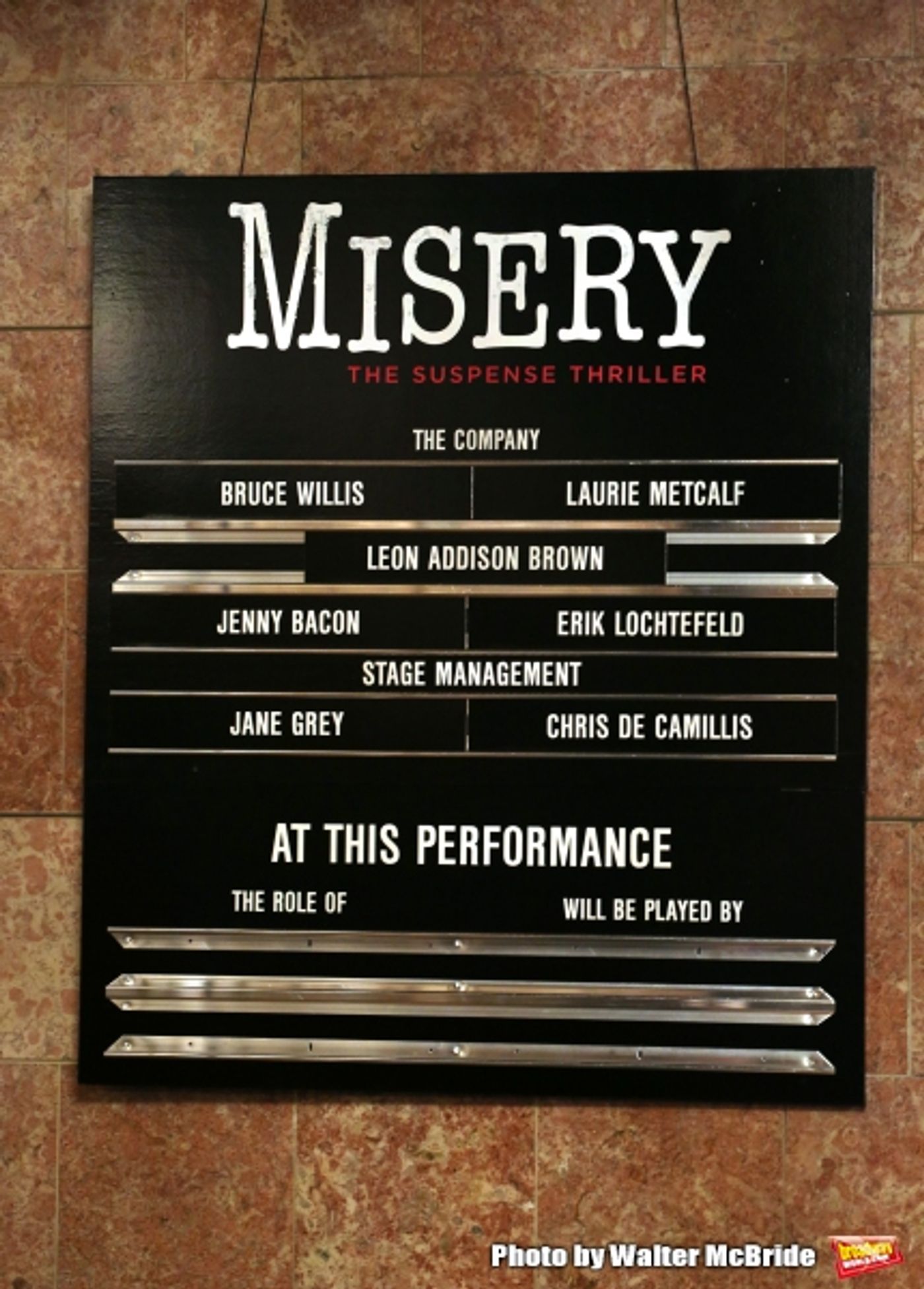 Photo Coverage: MISERY's Bruce Willis and Laurie Metcalf Take Opening Night Bows Image