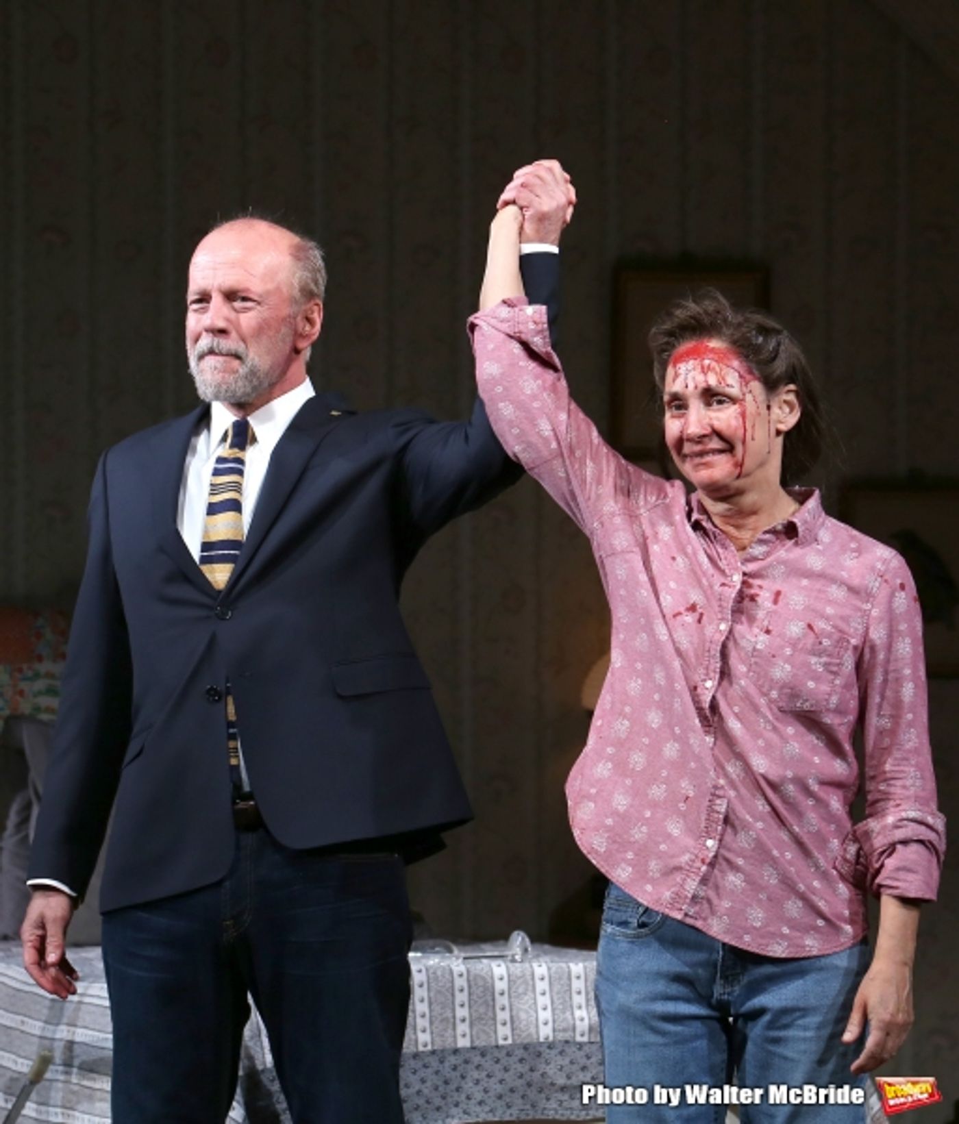 Photo Coverage: MISERY's Bruce Willis and Laurie Metcalf Take Opening Night Bows Image