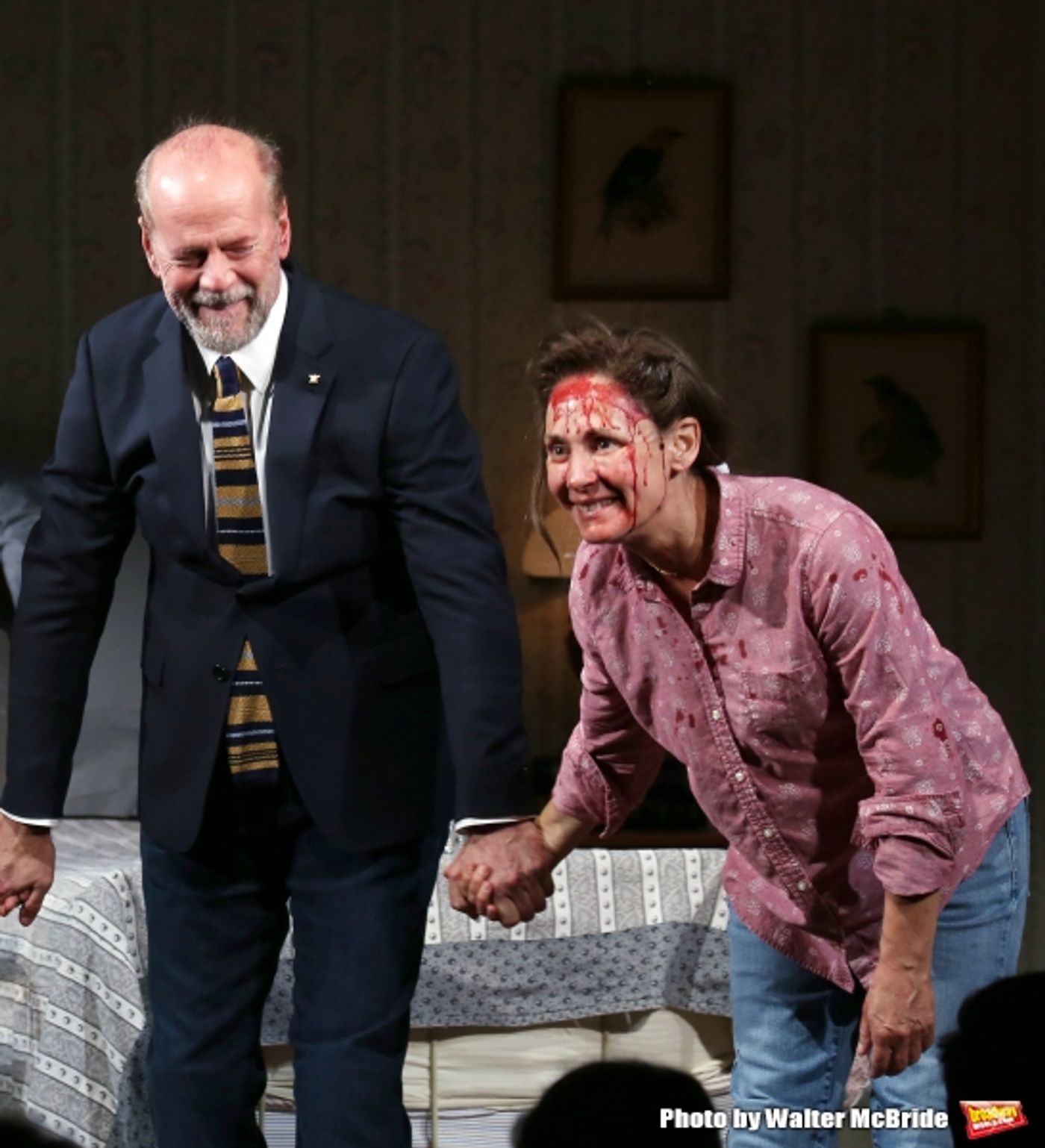 Photo Coverage: MISERY's Bruce Willis and Laurie Metcalf Take Opening Night Bows Image