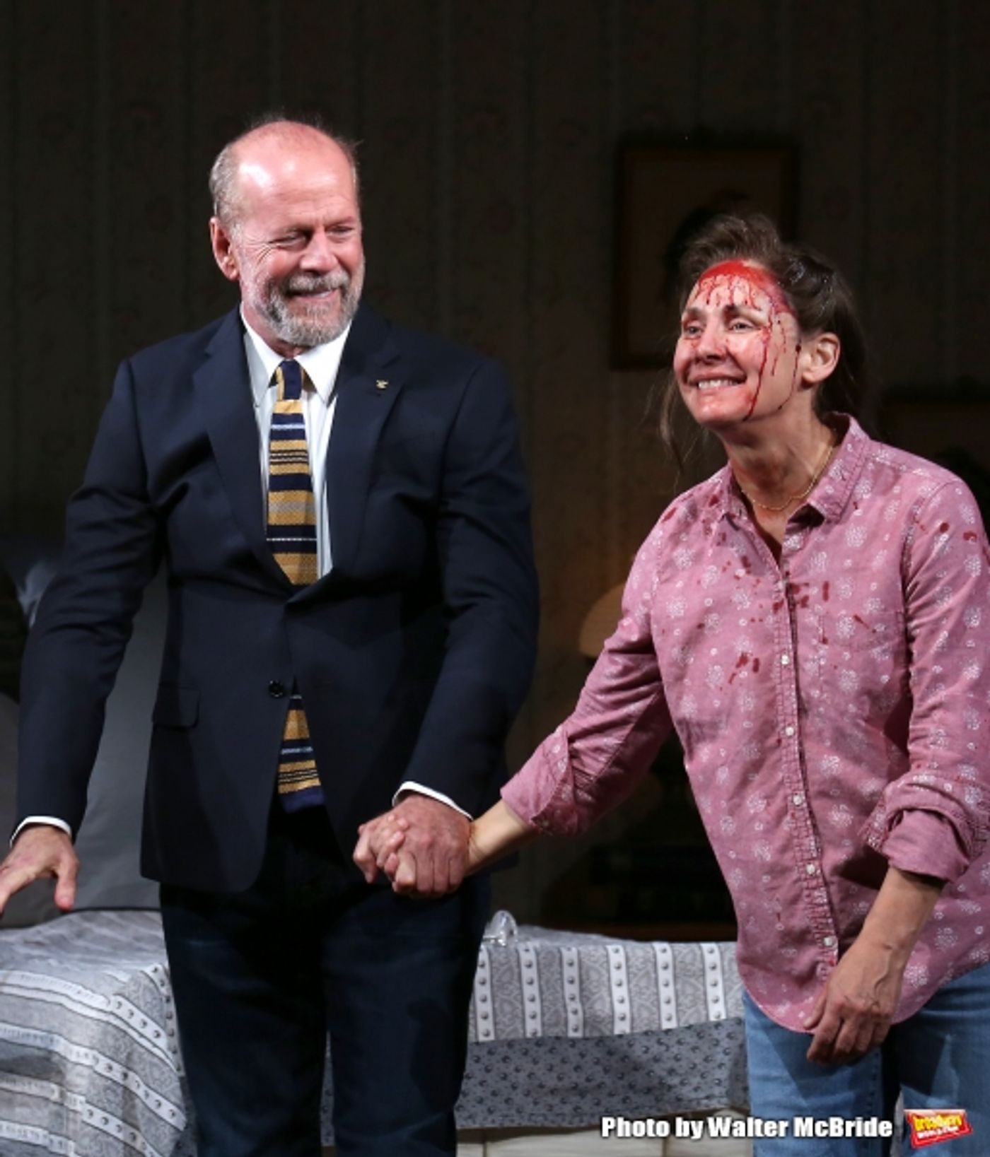 Photo Coverage: MISERY's Bruce Willis and Laurie Metcalf Take Opening Night Bows Image