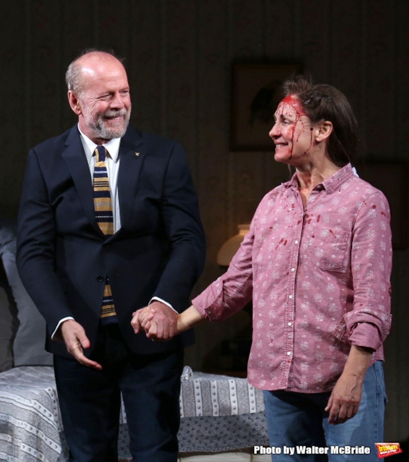 Photo Coverage: MISERY's Bruce Willis and Laurie Metcalf Take Opening Night Bows Image