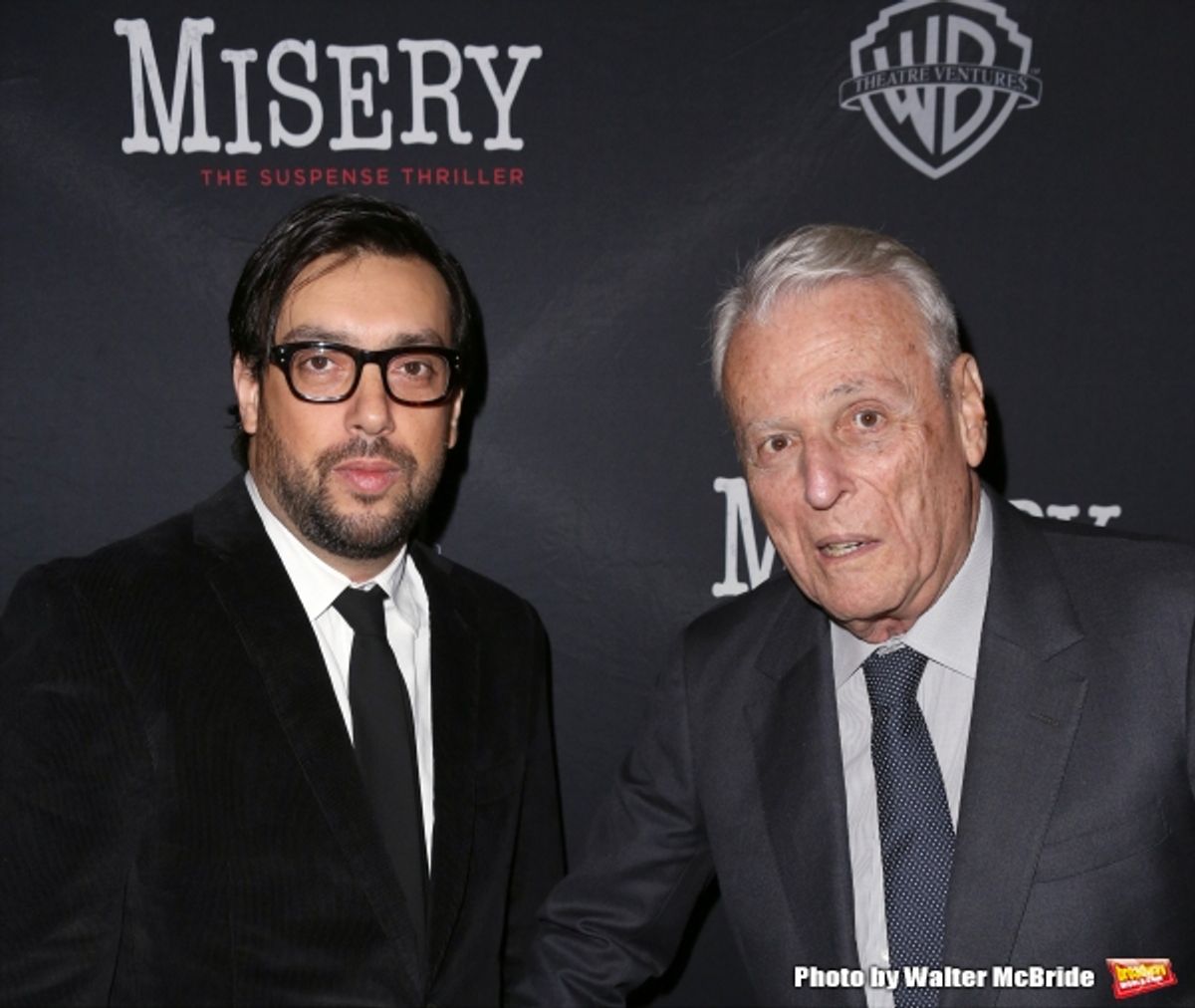 Director Will Frears and playwright William Goldman  at 