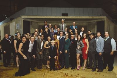 The cast and crew of OLIVER! at Arena Stage Photo