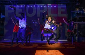 Aisha Jackson and the company of INVISIBLE THREAD @ BroadwayWorld Aisha Jackson and the company of INVISIBLE THREAD Photo