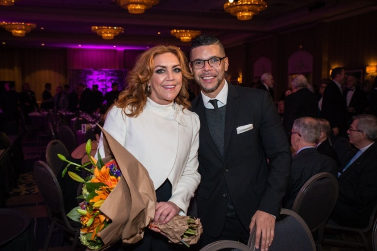 Andrea McArdle and Wilson Cruz at 