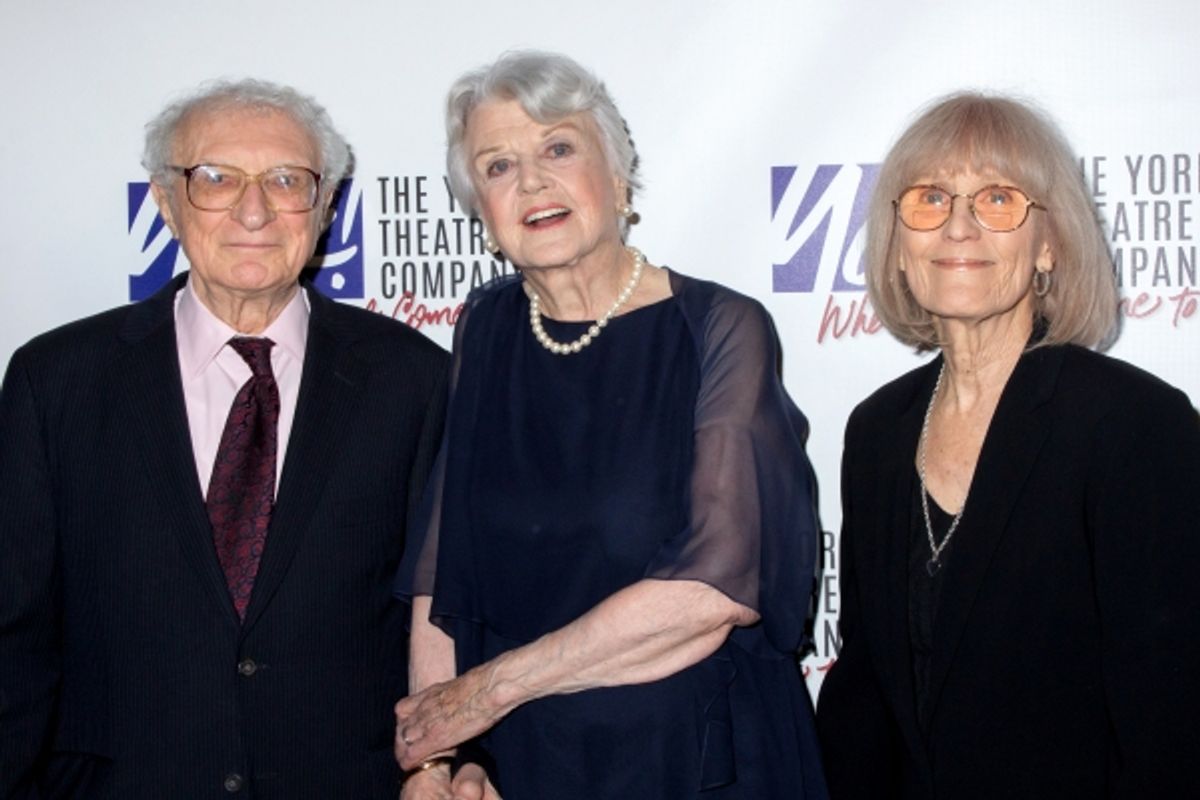 Sheldon Harnick, Angela Lansbury, Margery Gray Harnick at 