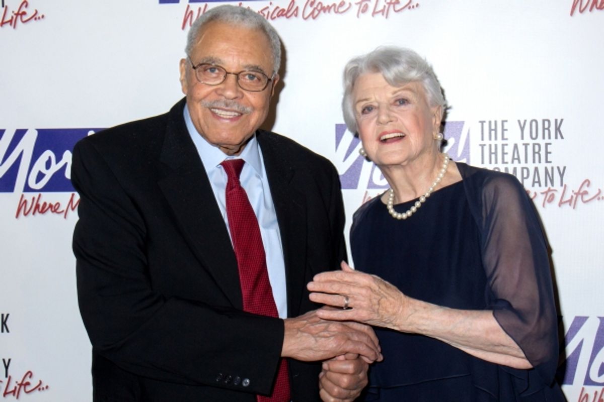 James Earl Jones, Angela Lansbury at 