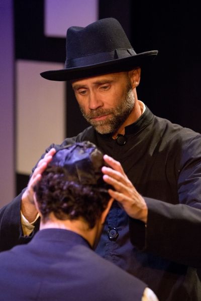 Brian Brightman as The Men and Michael Frishman as Asher Lev Photo