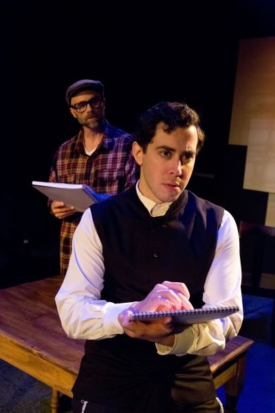 Michael Frishman as Asher Lev and Brian Brightman as The Men Photo