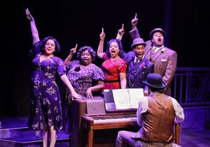 Lina Wass, Robin DaSilva, Shariese Hamilton. Donterrio Johnson, Lorenzo Rush, Jr. And Austin Cook on piano @ BroadwayWorld Lina Wass, Robin DaSilva, Shariese Hamilton. Donterrio Johnson, Lorenzo Rush, Jr. And Photo
