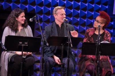 Rebecca Traister, Bill Irwin, and Staceyann Chin Photo