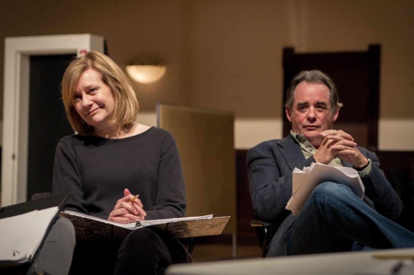 Photo Flash: In Rehearsal with Tom Irwin, Mary Beth Fisher and More for DOMESTICATED at Steppenwolf Photo Flash: In Rehearsal with Tom Irwin, Mary Beth Fisher and More for DOMESTICATED at Steppenwolf Image