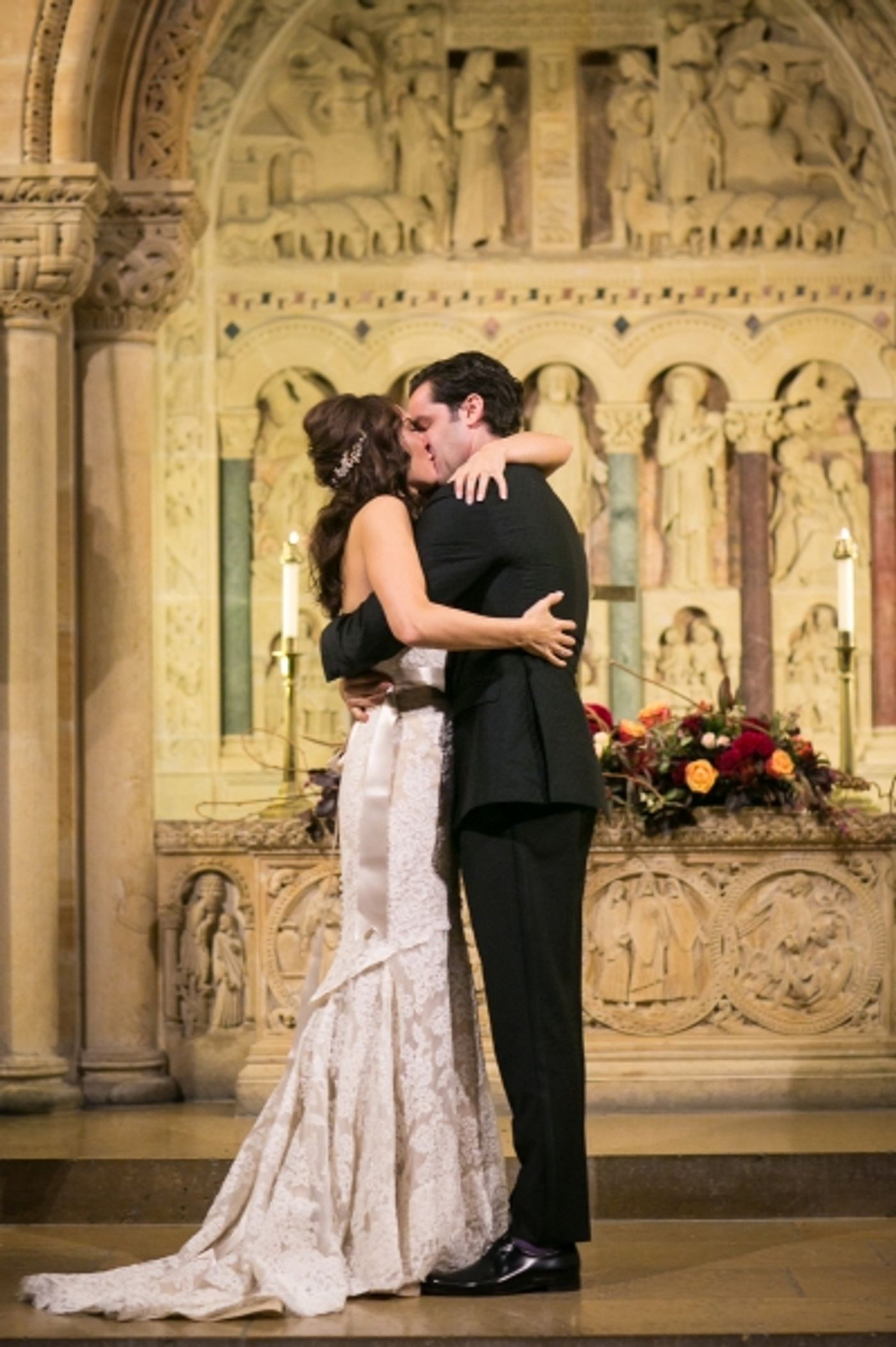 BWW Exclusive Photos: Laura Benanti and Patrick Brown Tie the Knot in Beautiful New York Ceremony Image