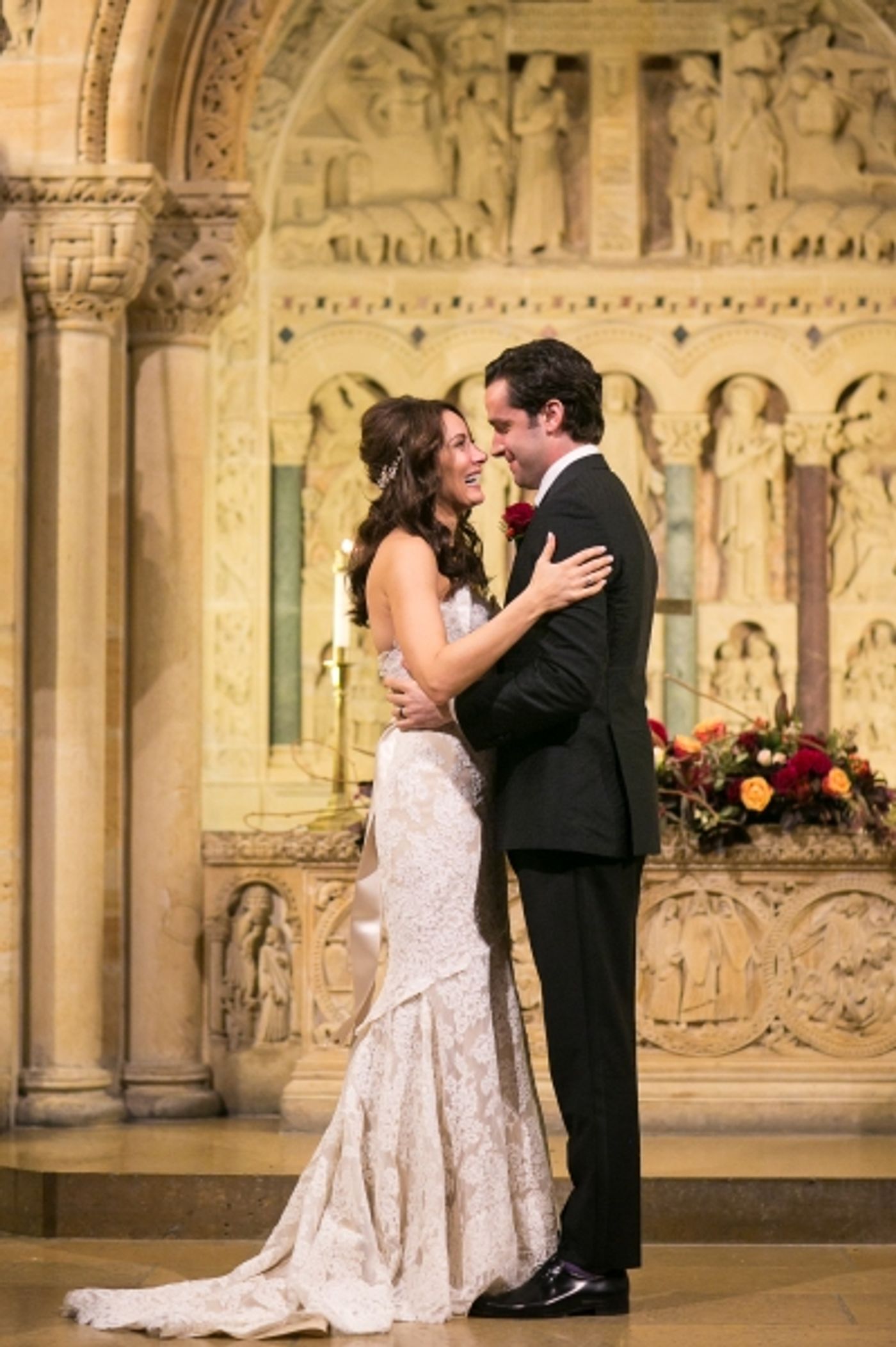 BWW Exclusive Photos: Laura Benanti and Patrick Brown Tie the Knot in Beautiful New York Ceremony Image