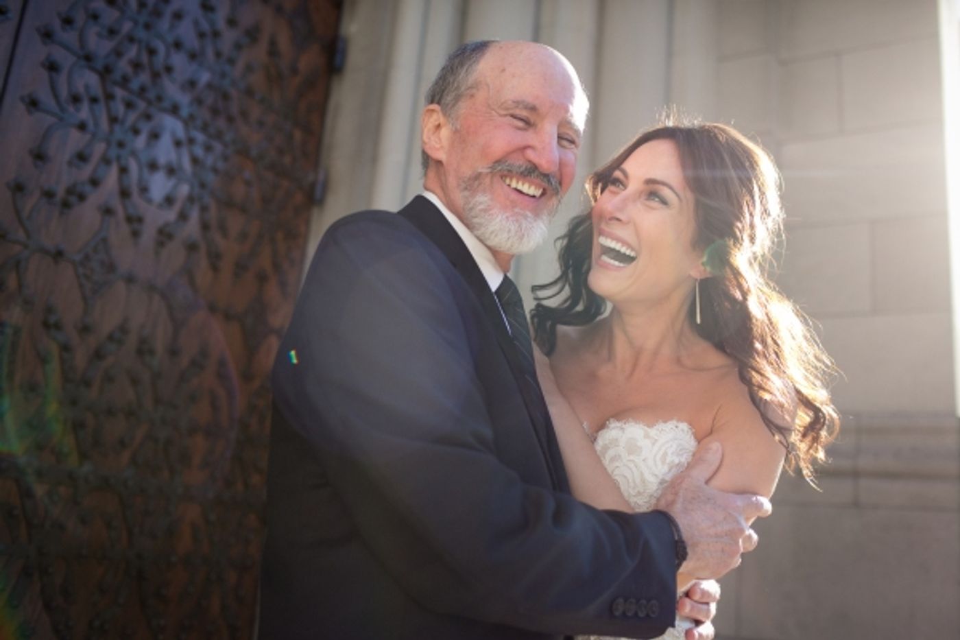 BWW Exclusive Photos: Laura Benanti and Patrick Brown Tie the Knot in Beautiful New York Ceremony Image