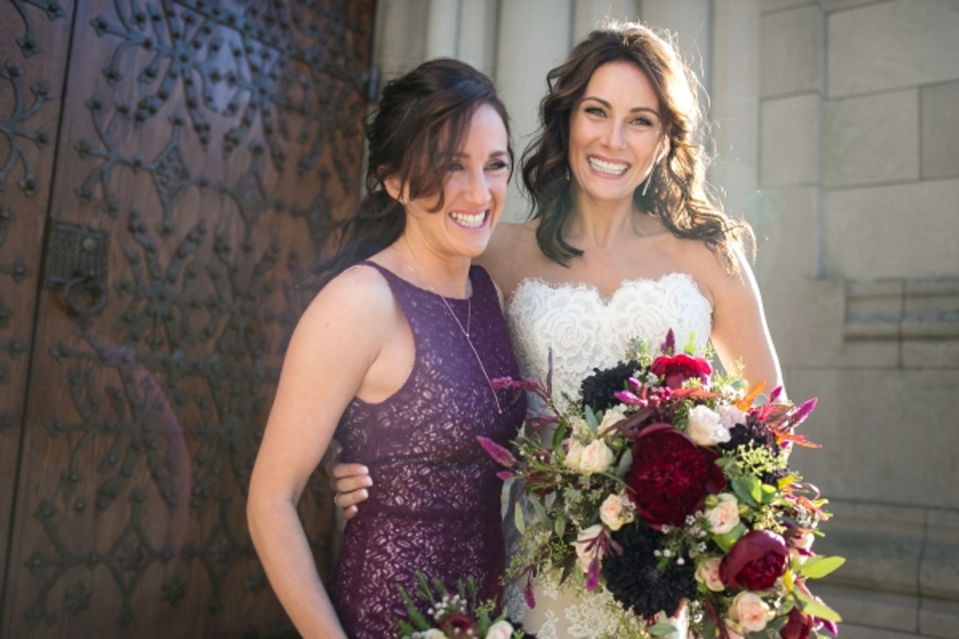 BWW Exclusive Photos: Laura Benanti and Patrick Brown Tie the Knot in Beautiful New York Ceremony Image
