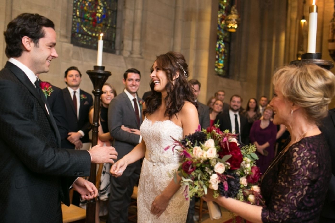 BWW Exclusive Photos: Laura Benanti and Patrick Brown Tie the Knot in Beautiful New York Ceremony Image