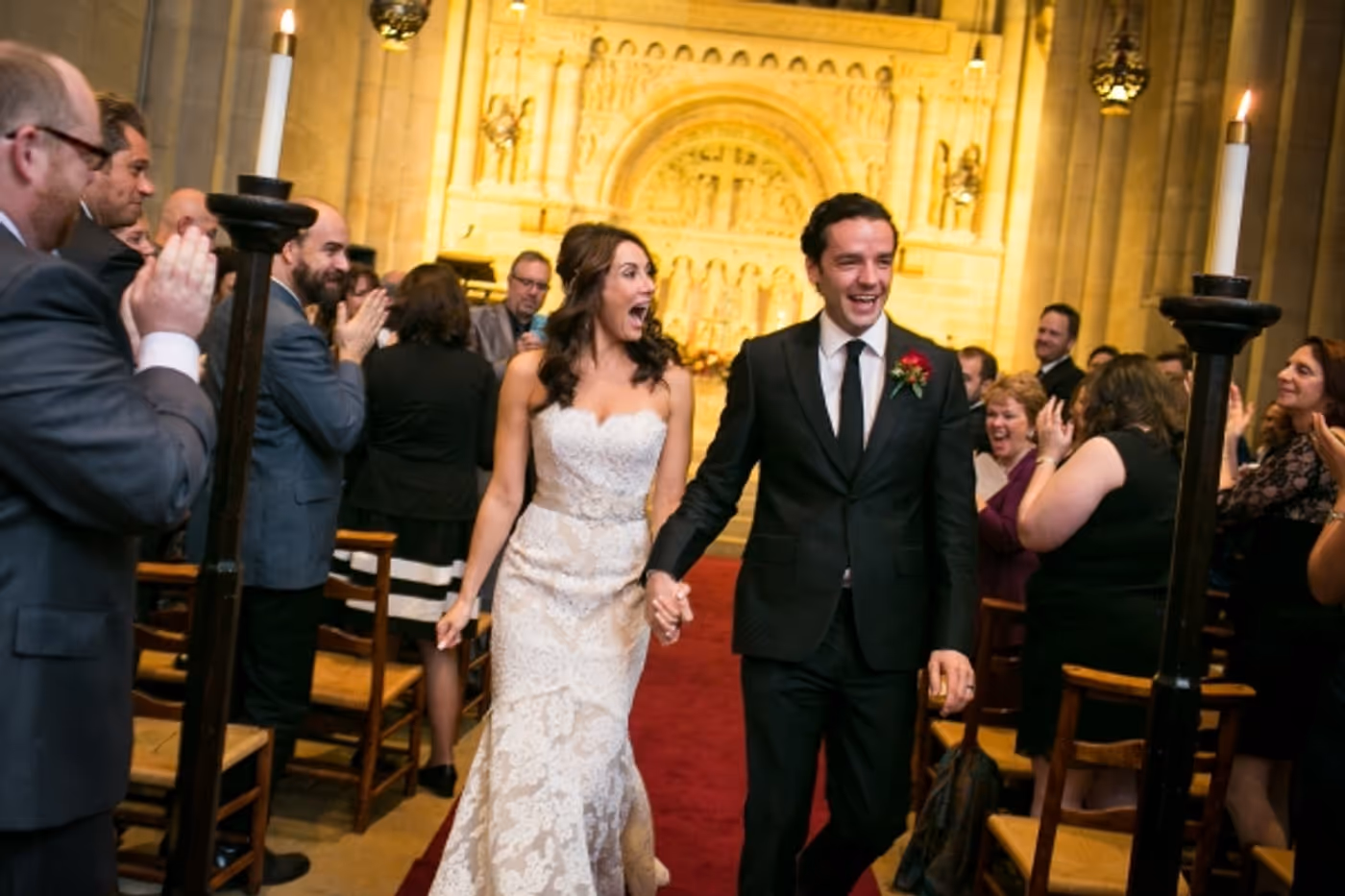 BWW Exclusive Photos: Laura Benanti and Patrick Brown Tie the Knot in Beautiful New York Ceremony Image