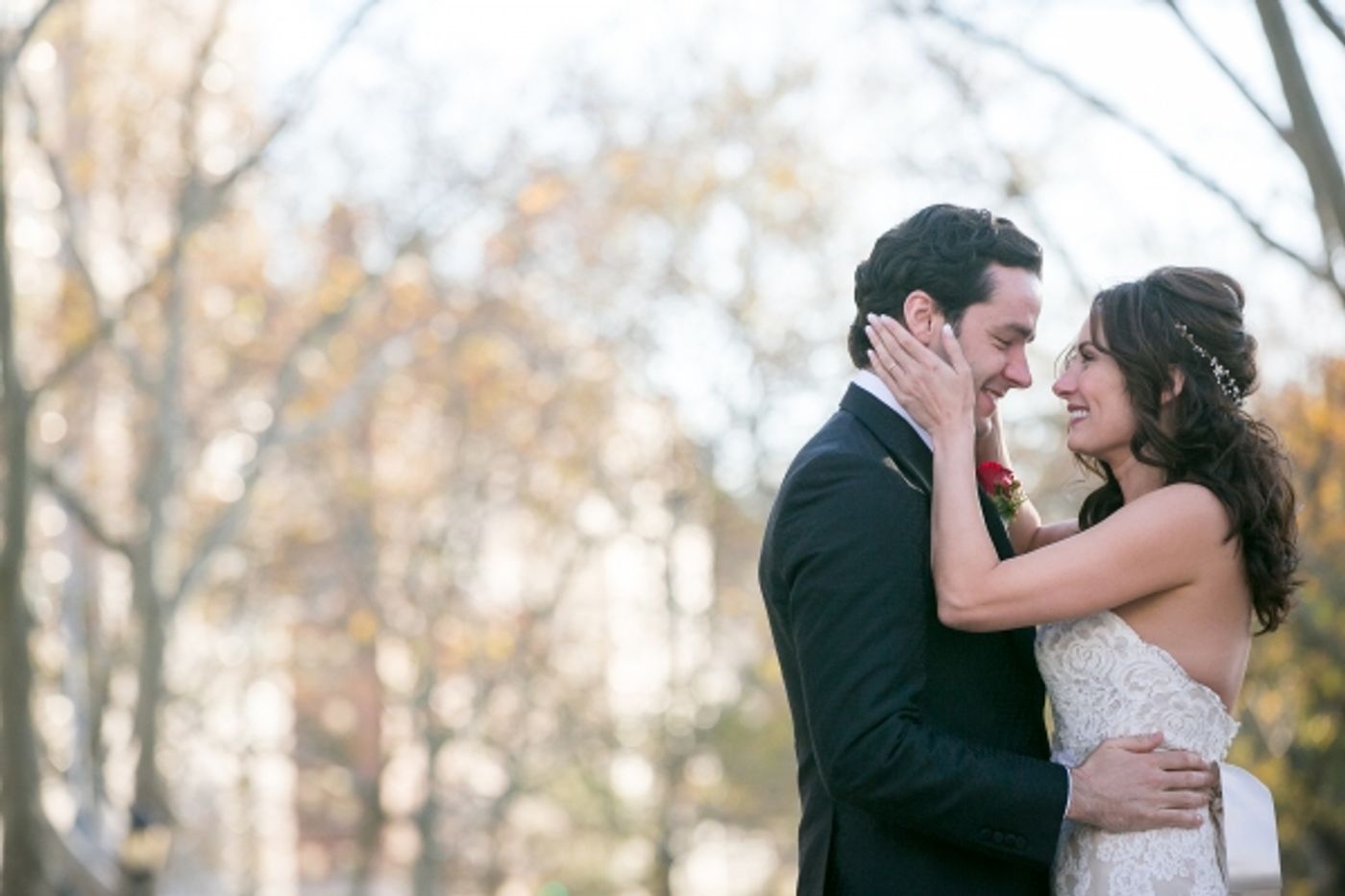 BWW Exclusive Photos: Laura Benanti and Patrick Brown Tie the Knot in Beautiful New York Ceremony Image